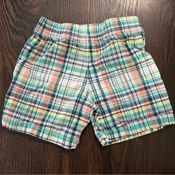Carters 2T plaid toddler boys shorts - Picture 1 of 4
